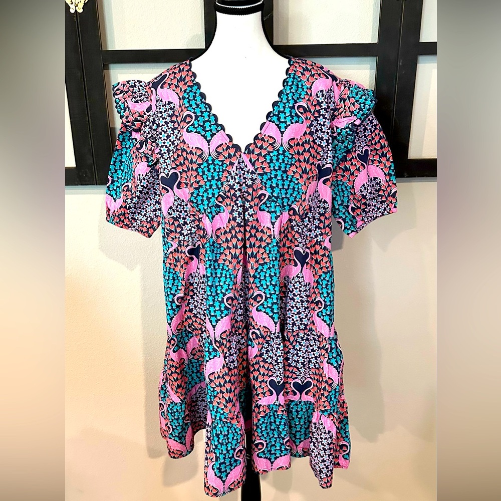 Vibrant Patterned Dress